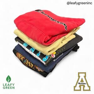 VTG Modern Crewneck Sweatshirt Hoodie Lot 5 Piece Bulk Mixed Sizes Weave Crop